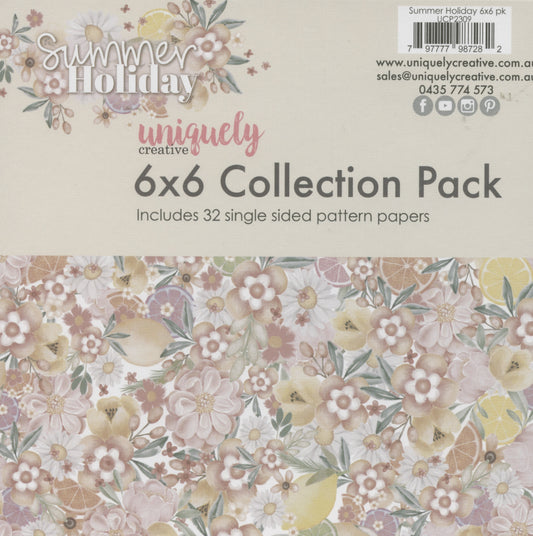 Summer Holiday - 6x6 Collection Paper Pack - 32 Pattern Papers