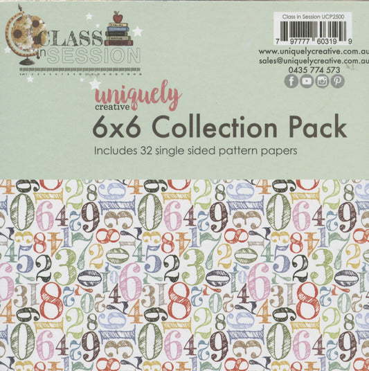 Class in Session - 6x6 Collection Paper Pack - 32 Pattern Papers