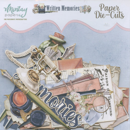 Paper Die-Cuts - Written Memories -  50 pcs