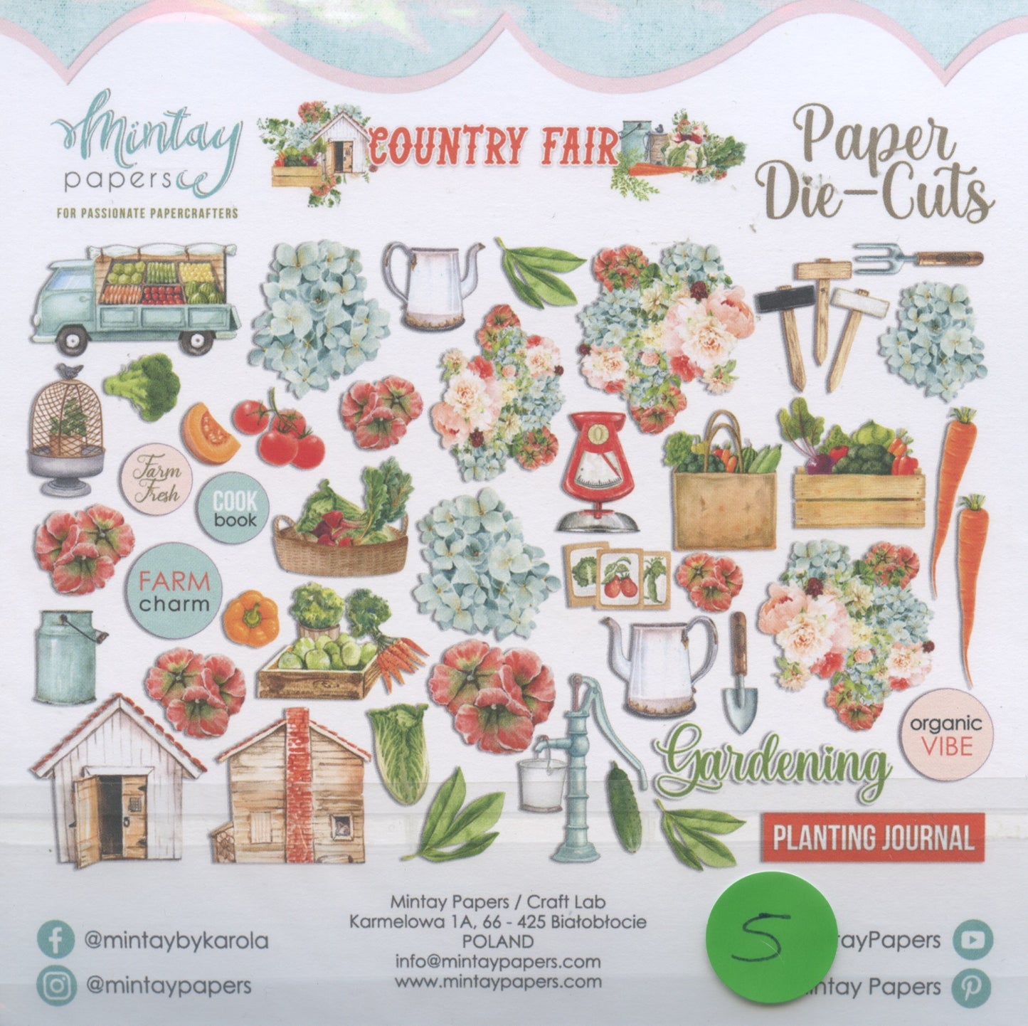 Paper Die-Cuts - Country Fair - 47 pcs