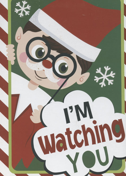 Elf Sign -I'm watching You - 23x32cm