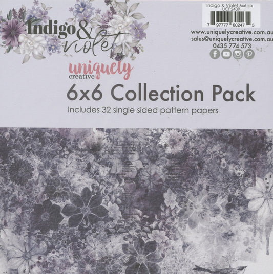 Indigo & Violet - 6x6 Collection Paper Pack - 32 Pattern Papers