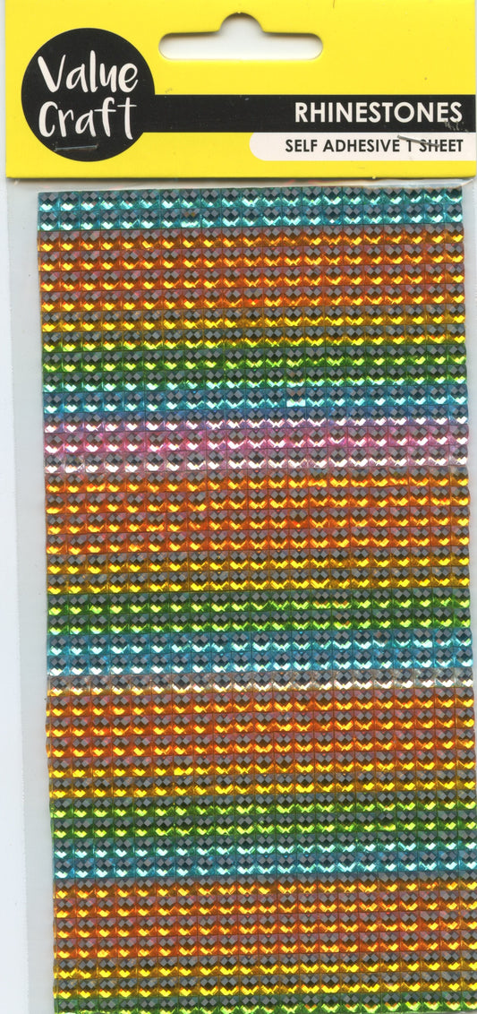 Rhinestones Sticker Sheet - Self Adhesive 840 pc