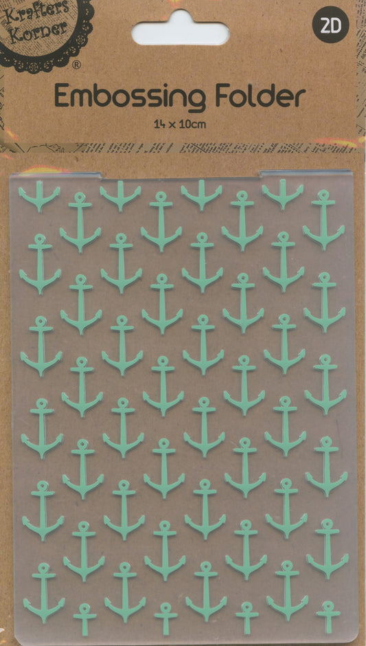 Embossing Folder - Anchors - One Folder