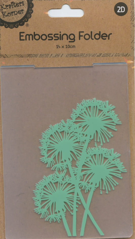Embossing Folder - Dandelions - One Folder