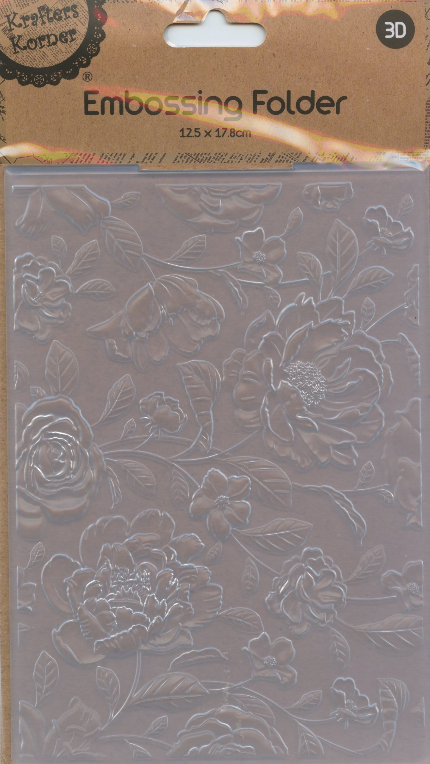 Embossing Folder - Flowers and Leaves #1 - One Folder