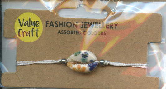 Fashion Jewellery - Bracelet with floral White shell