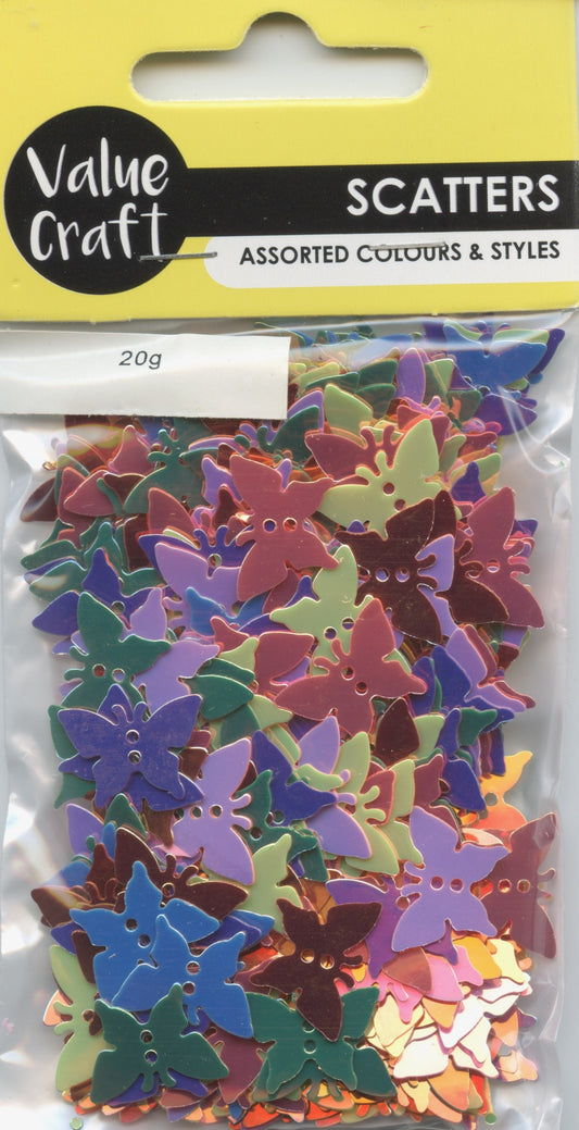 Butterfly Scatters - 20g - Multi Iridescent