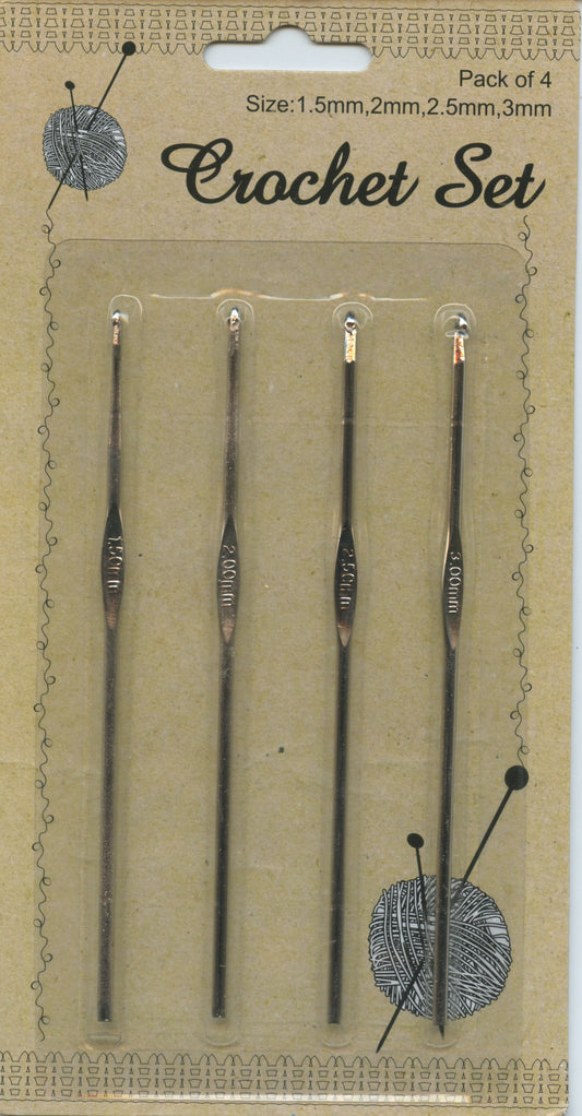 Crochet Hook Pack of 4