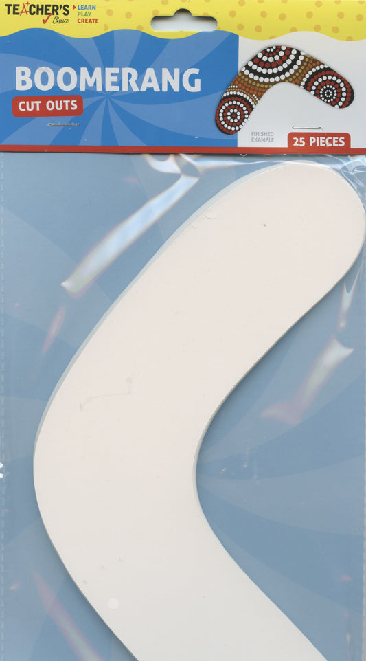 Boomerang - Cut Outs - 25 pk