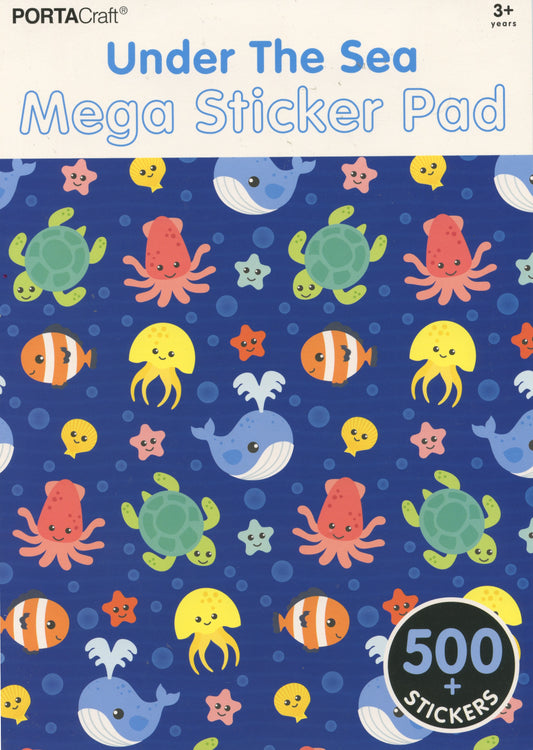 Under The Sea - Mega Sticker Pad - 500 + Stickers