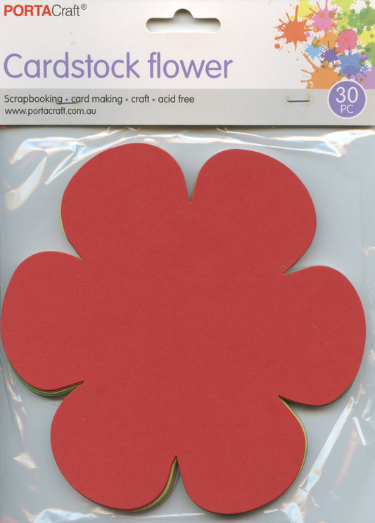 Shaped Cardstock - Flowers - 30 pack