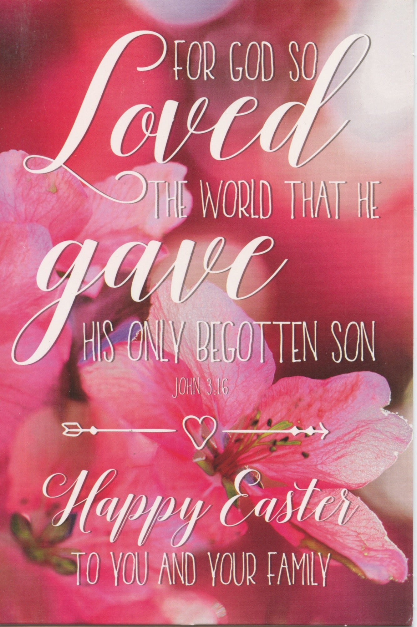 Happy Easter Greeting Card with envelope - Religious