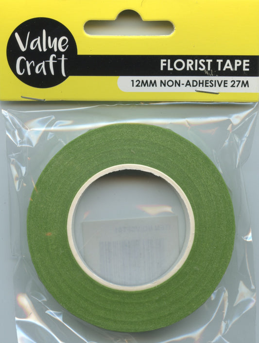 Florist Tape - Non Adhesive - 12mm x 27m