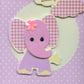 It's a Girl! - Handmade Card and envelope -Pink