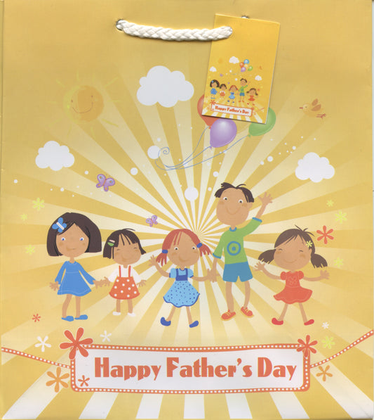 Happy Fathers Day Gift Bag #3 - 21x18.5x8.5cm