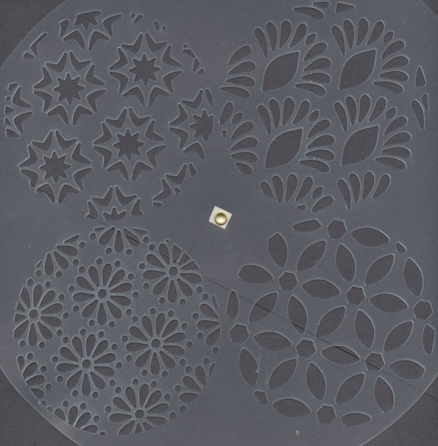 Craft Wheel Stencil - 4 Designs - Wheel #6