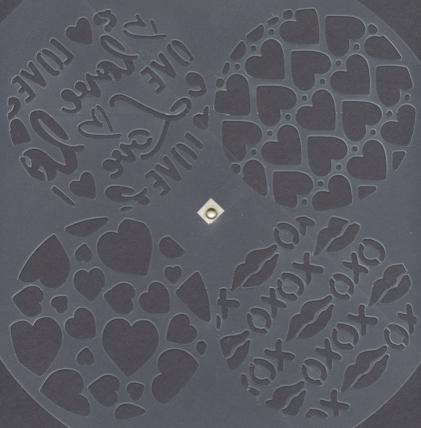Craft Wheel Stencil - 4 Designs - Wheel #4