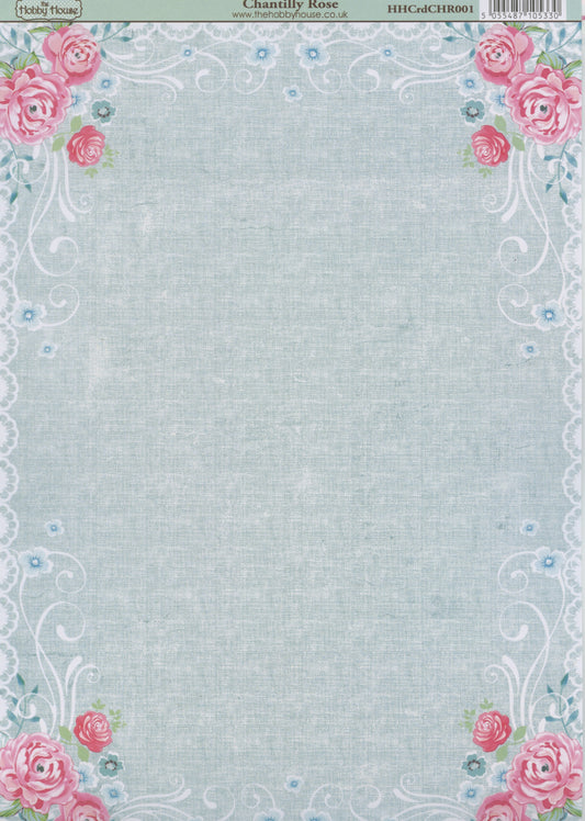 Hobby House Paper - Chantilly Rose - 29.8x21cm