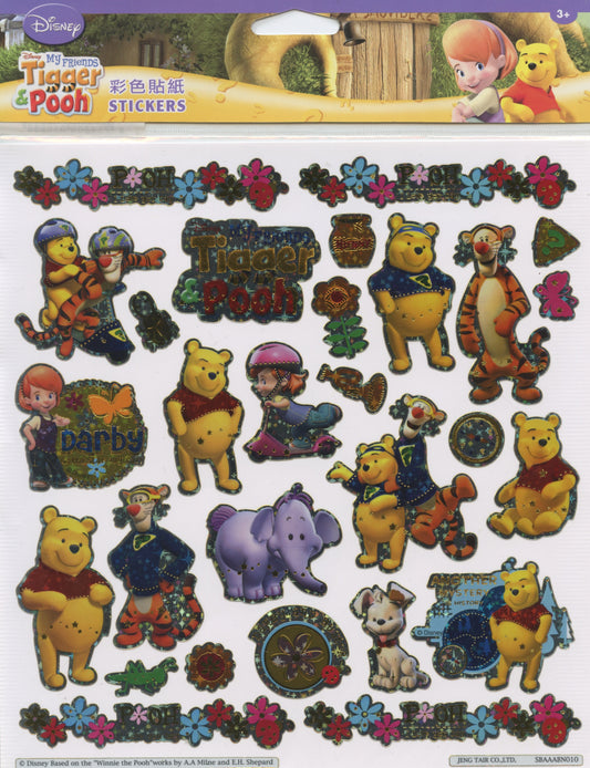 Disney My Friends Tigger and Pooh Stickers - Pack #2 - 28 pc