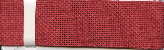 Woven Paper Ribbon - 60mm x 2m - Red