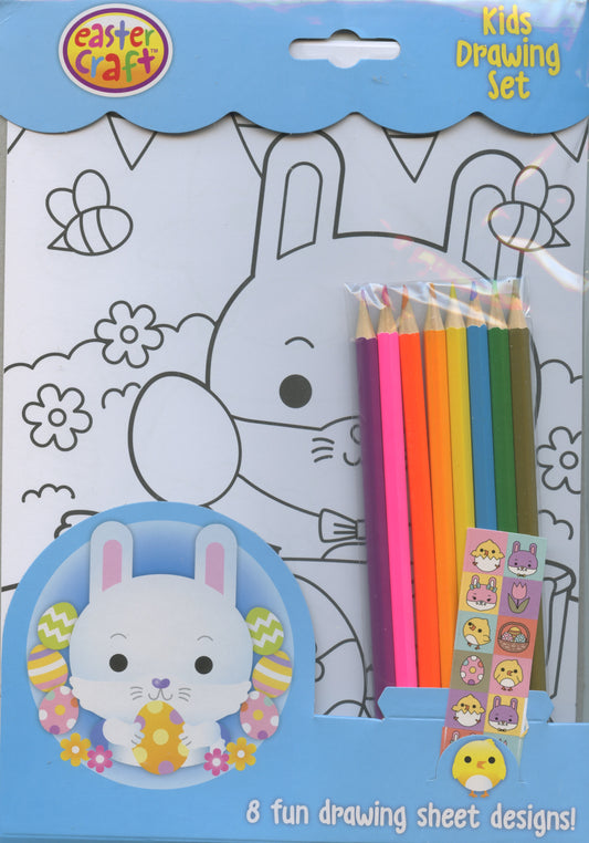 Easter Craft - Kids Drawing Set - 8 pack