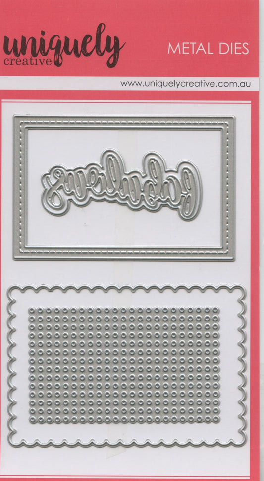 Metal Dies - Stitching Rectangles Frame