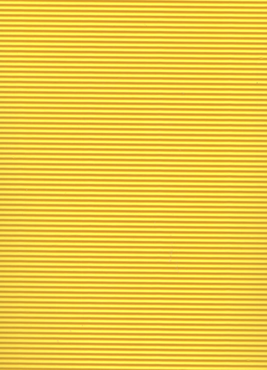 Corrugated A4 Card - Fluro Yellow - 4 pack