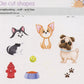 Paper Die-Cut Shapes - Woof Woof -  24pcs