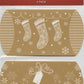 Gift Card Holders - Christmas Theme Gold/White - 4 pack