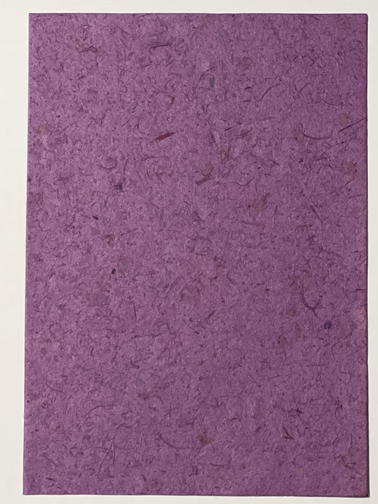 Handmade A4 Pineapple Paper - 1x Purple