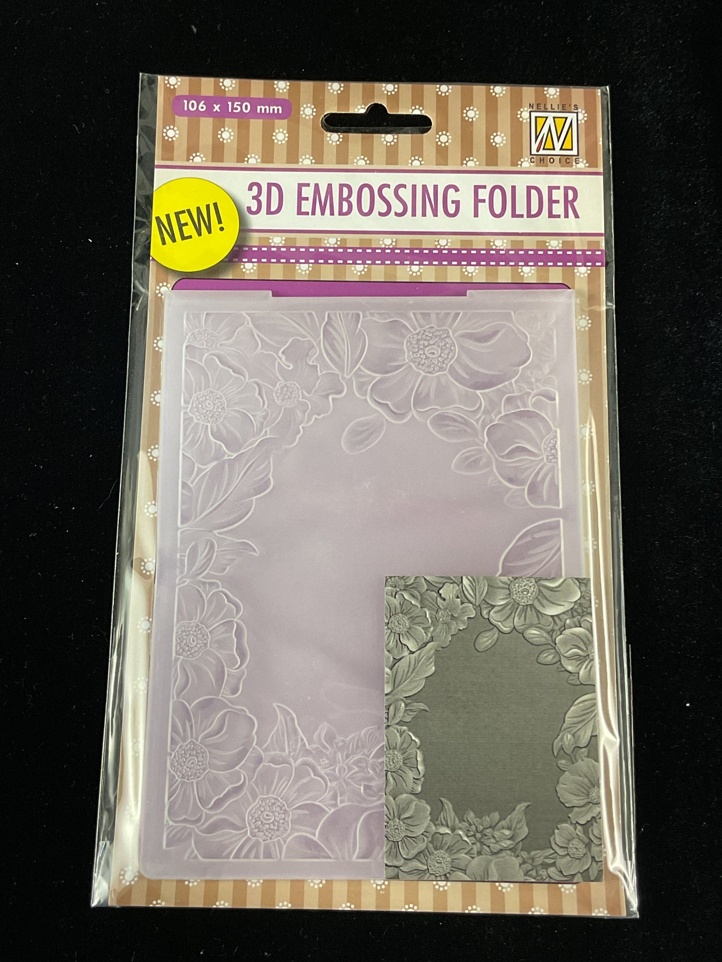 Embossing Folder - Flower Frame - One Folder