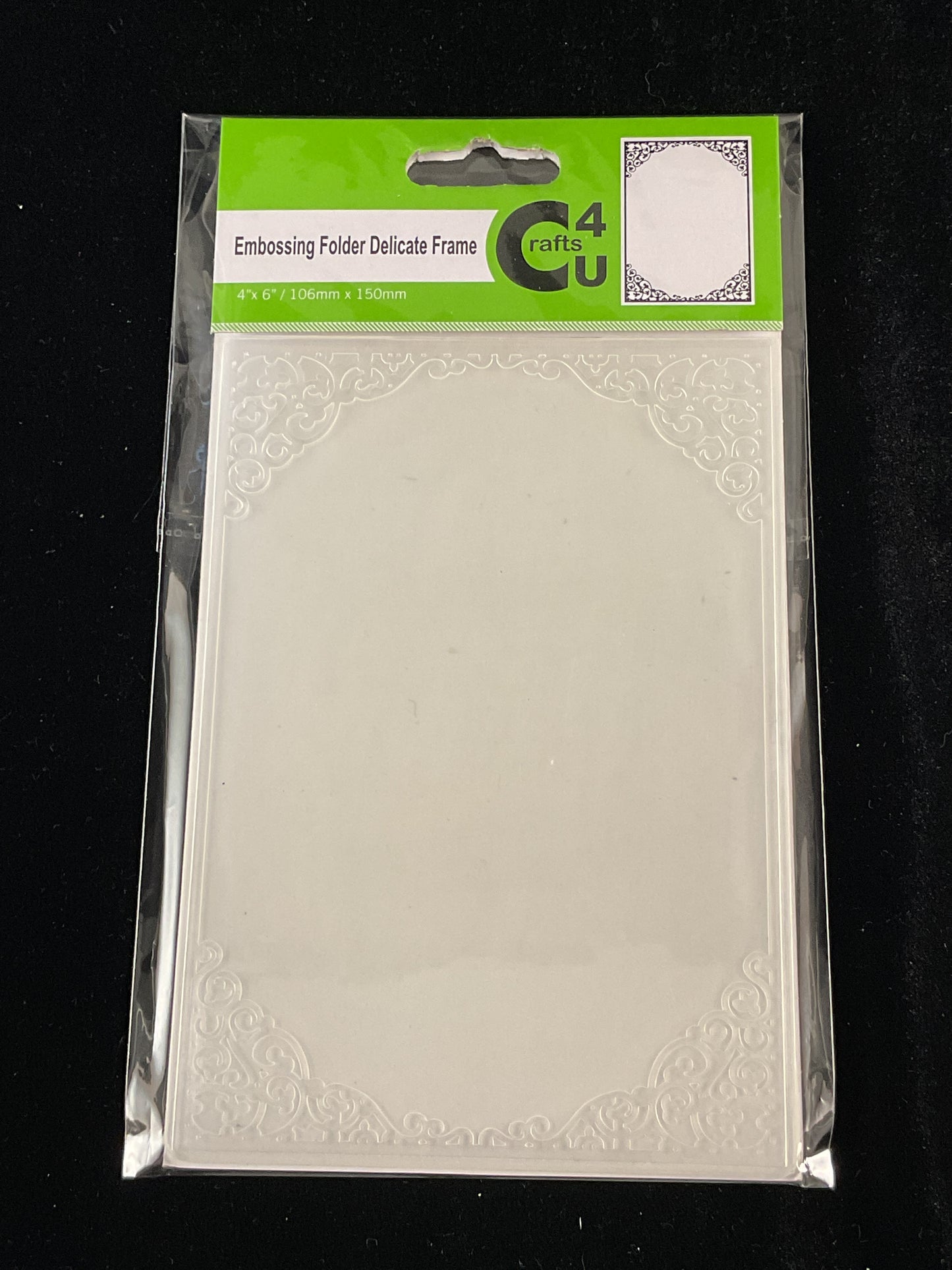 Embossing Folder - Delicate Frame - One Folder