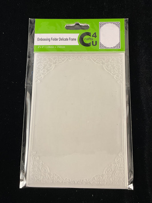 Embossing Folder - Delicate Frame - One Folder