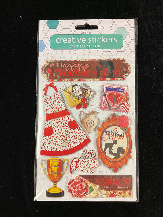 Happy Mother’s Day - Creative Stickers - 9 pk