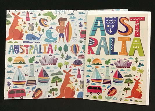 Koala Collection Wrap and Greeting Card - G’day Mate - 1 of each