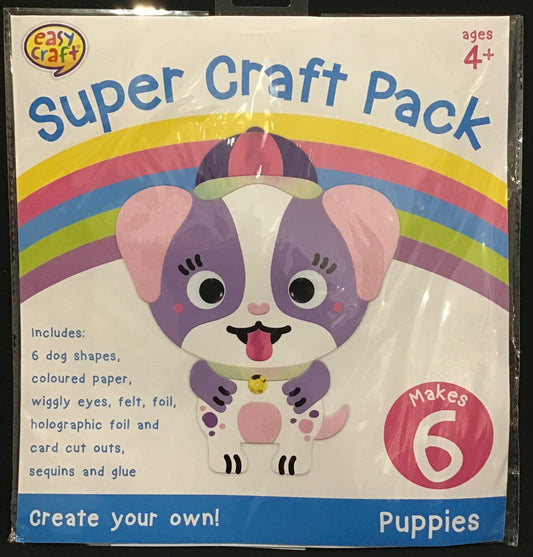 Super Craft Pack - Puppies - Makes 6