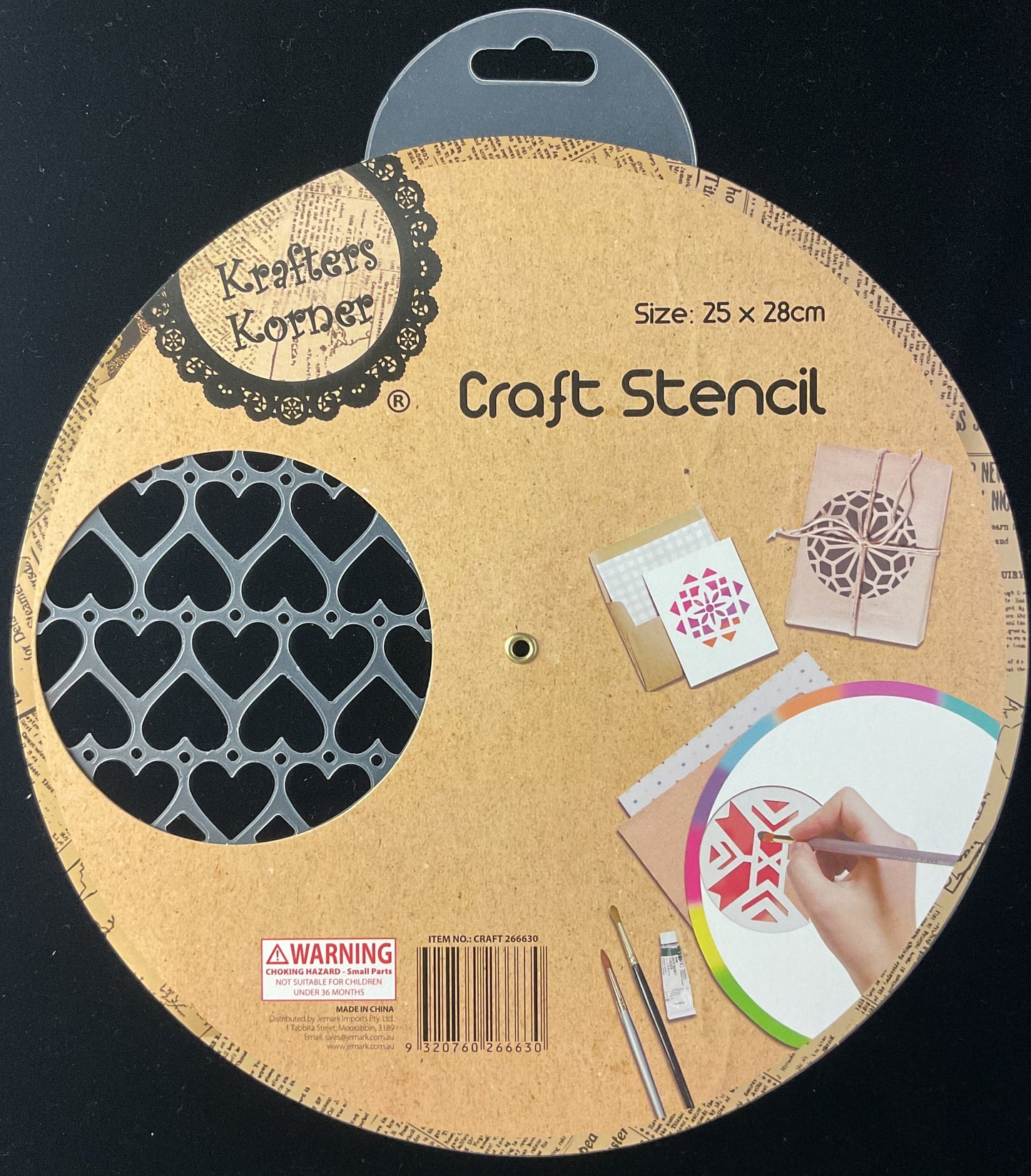 Craft Wheel Stencil - 4 Designs - Wheel #4