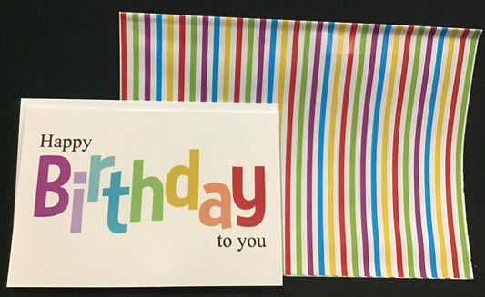 Koala Collection Wrap and Greeting Card - Bright Colour theme - 1 of each