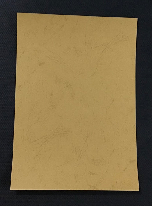Leather Grain Card - Caramel - 10 pack