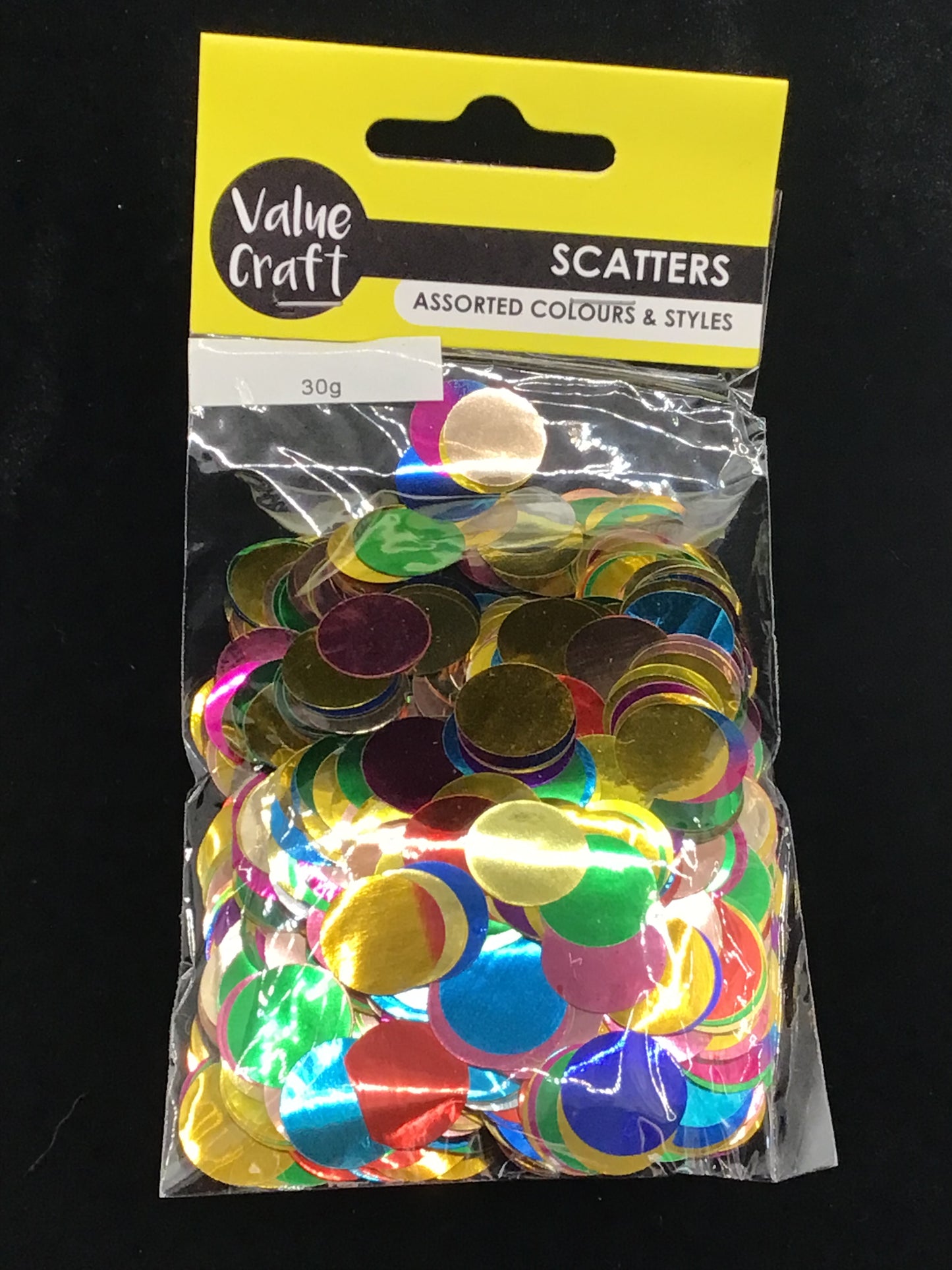 Confetti Foil Scatters - 30g - Assorted Colours