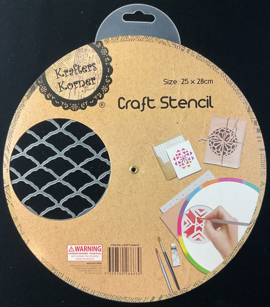 Craft Wheel Stencil - 4 Designs - Wheel #5