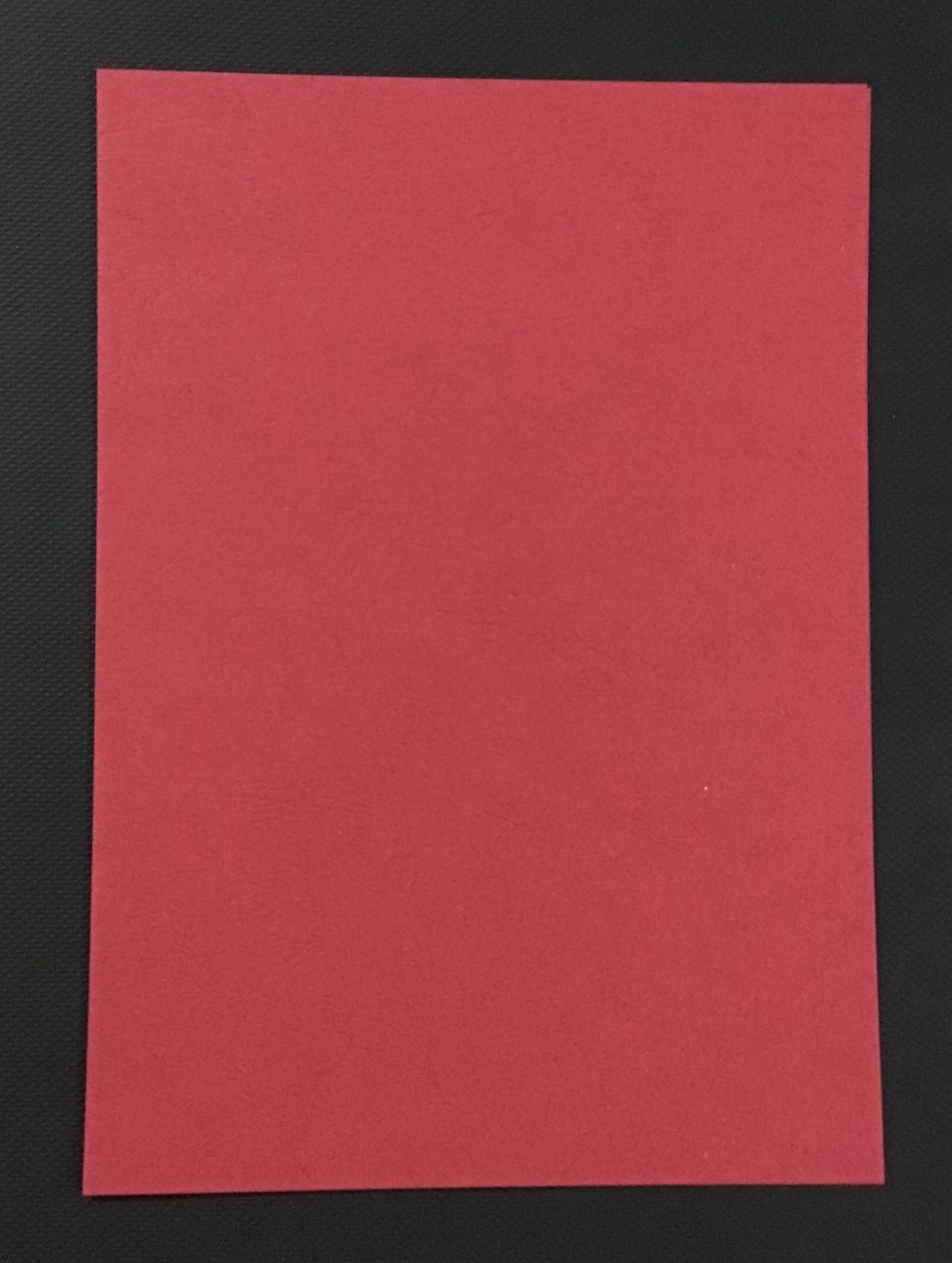 Leather Grain Card - Red - 10 pack