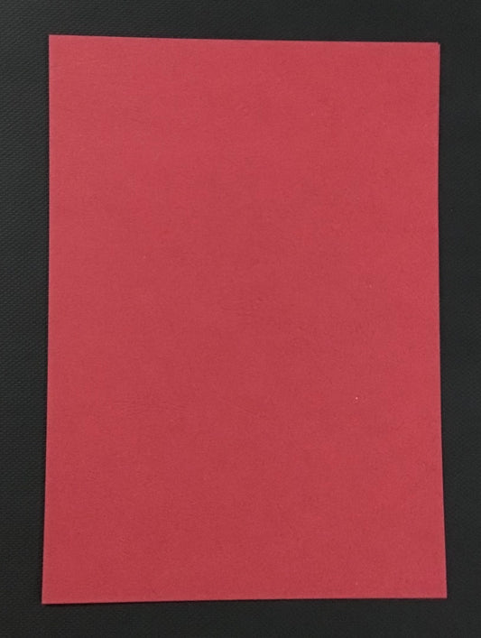 Leather Grain Card - Red - 10 pack