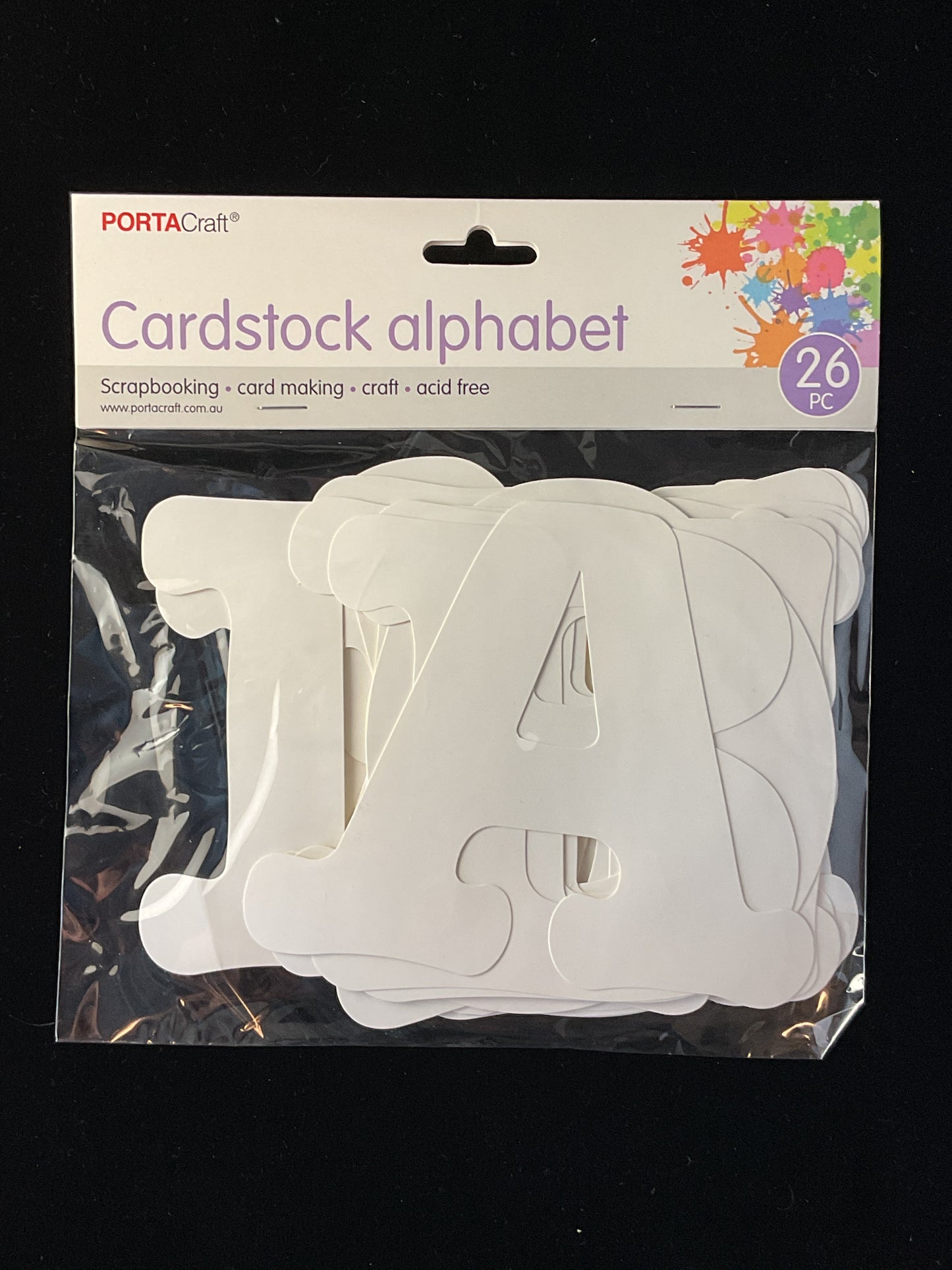 Alphabet Card Stock - 26 pcs
