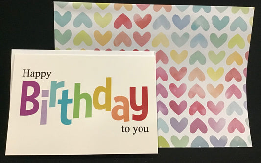 Koala Collection Wrap and Greeting Card - Pastel Colour Theme - 1 of each