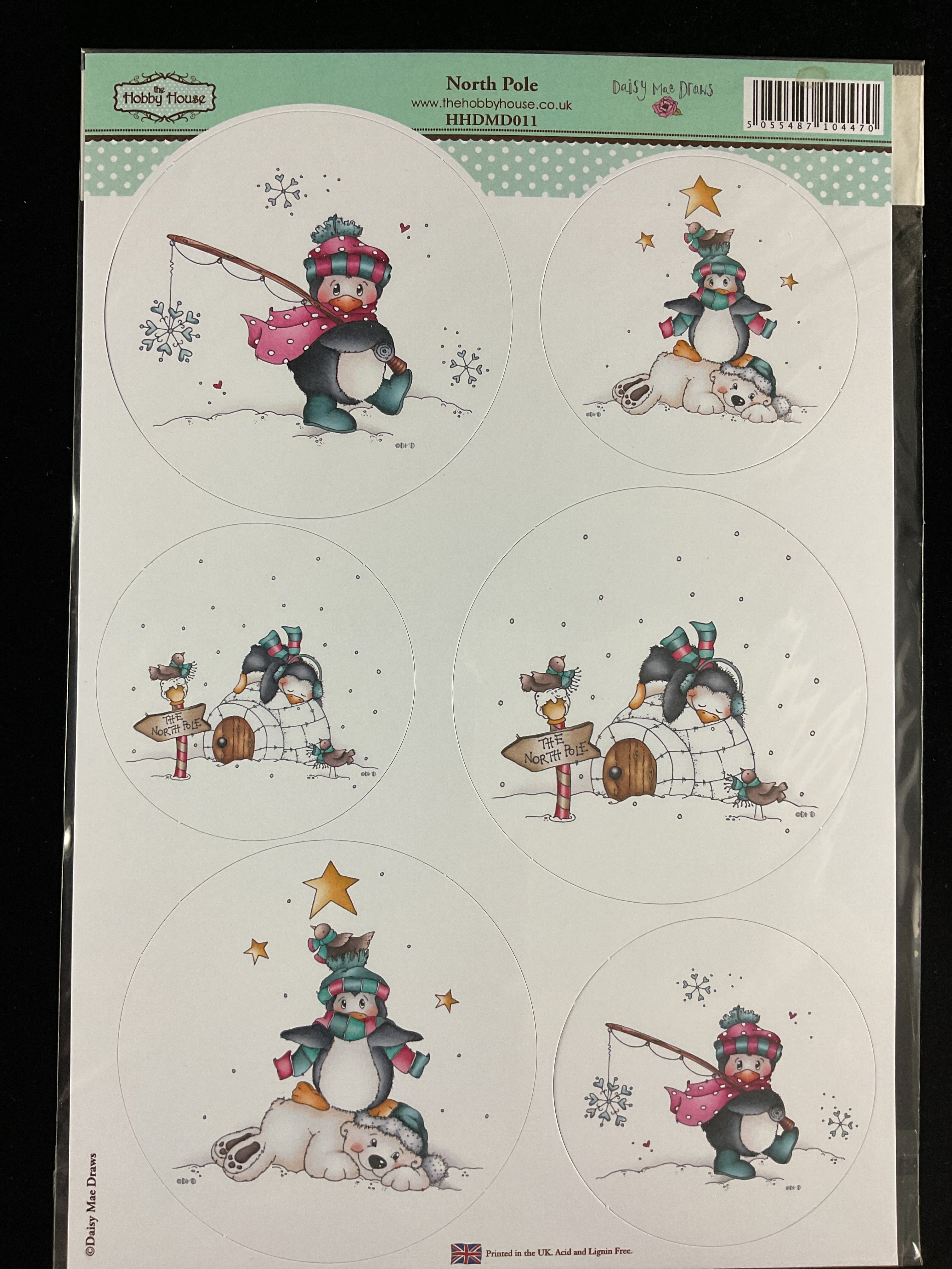 North Topper Hobby House - North Pole - Card Toppers – The Crafty Bear Shop
