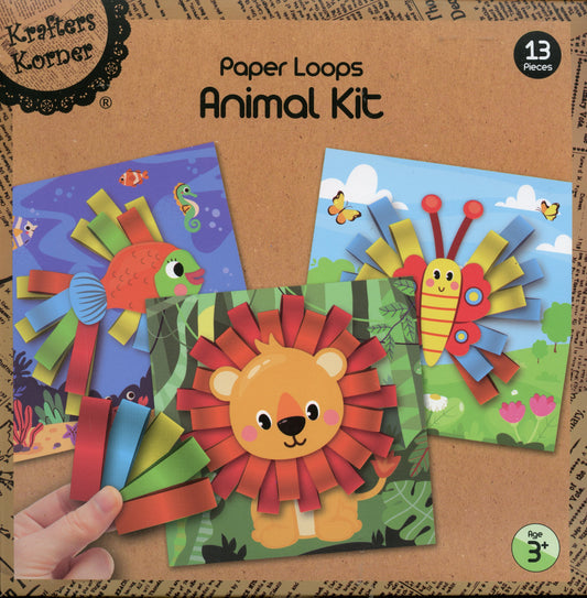 Paper Loops - Animal Kit - 13 pieces