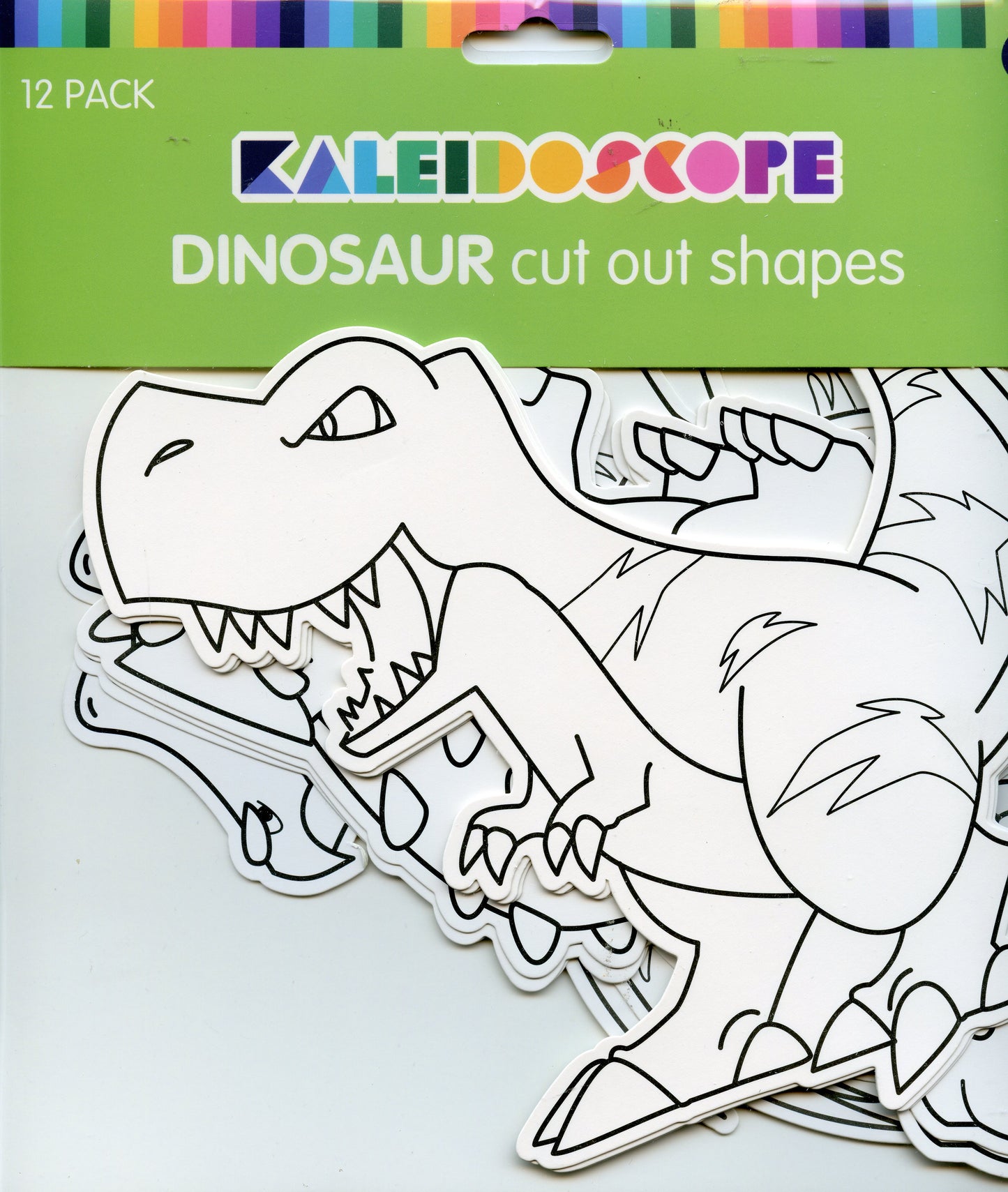 Dinosaur Cut Out Shapes - 12pk
