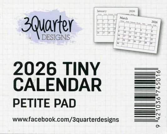 Tiny Calendar - Petite Pad 2026